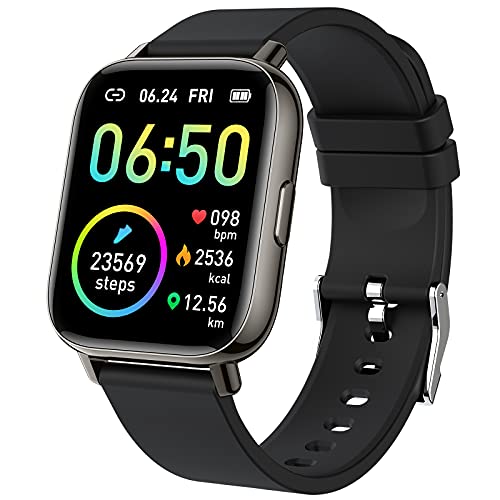 LIGE Smartwatch Uomo Acciaio Inossidabile Intelligente Sportivo Orologio Android iOS 1,4 Full Touch Fitness Tracker Impermeabile IP67 Cardiofrequenzimetro da Polso Contapassi Calorie 