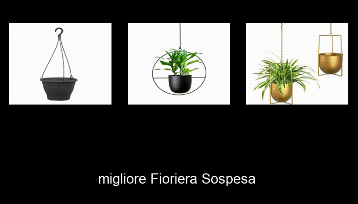 FERRO BATTUTO PORTAFIORI in Fioriera Sospesa All'aperto Gancio Cesto Di