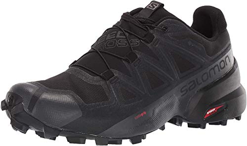 Salomon Speedcross 5 Gore-Tex Scarpe Impermeabili Da Trail Running da Uomo, Protezione dalle intemperie, Grip aggressivo, Calzata precisa, Black, 44