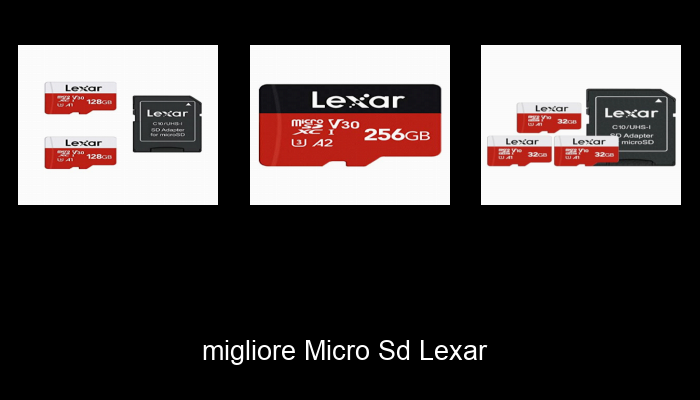 Le Migliori 10 micro sd lexar del 2024 – La Nostra Raccomandazione Le Migliori 10 micro sd lexar del 2024 – La Nostra Raccomandazione