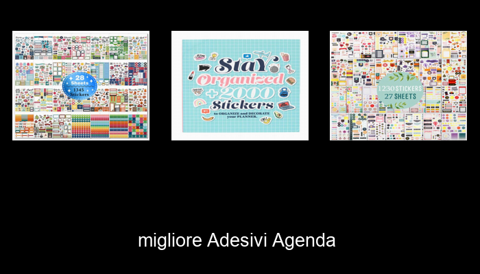 Le Migliori 10 adesivi agenda del 2024 – La Nostra Raccomandazione