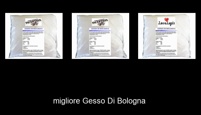 Le Migliori 10 gesso di bologna del 2024 – La Nostra Raccomandazione