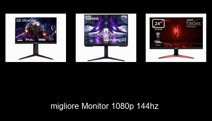 Le Migliori 10 monitor 1080p 144hz del 2024 – La Nostra Raccomandazione