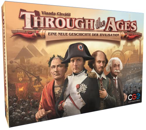 Heidelberger Spieleverlag- Through The Ages: Una Nuova Storia della civiltà Gioco di società, Multicolore, CZ067