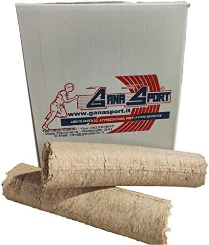 44kg Tronchetti accendifuoco in legno pressato di faggio naturale italiano 100%