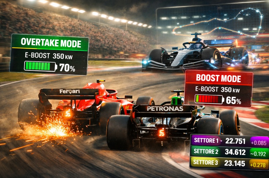 Formula 1 2026: nuove grafiche TV per spiegare la rivoluzione tecnica